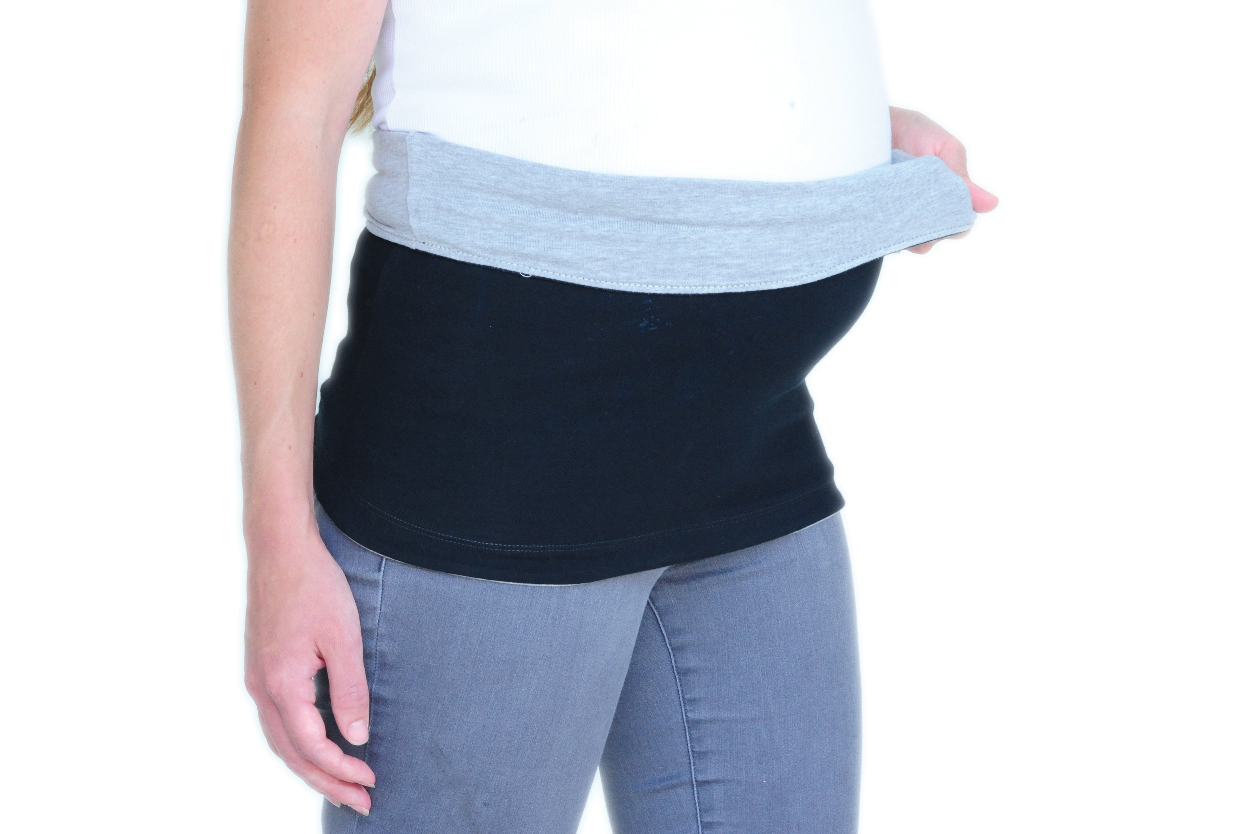 Organic Cotton Reversible Maternity Tummy Bands