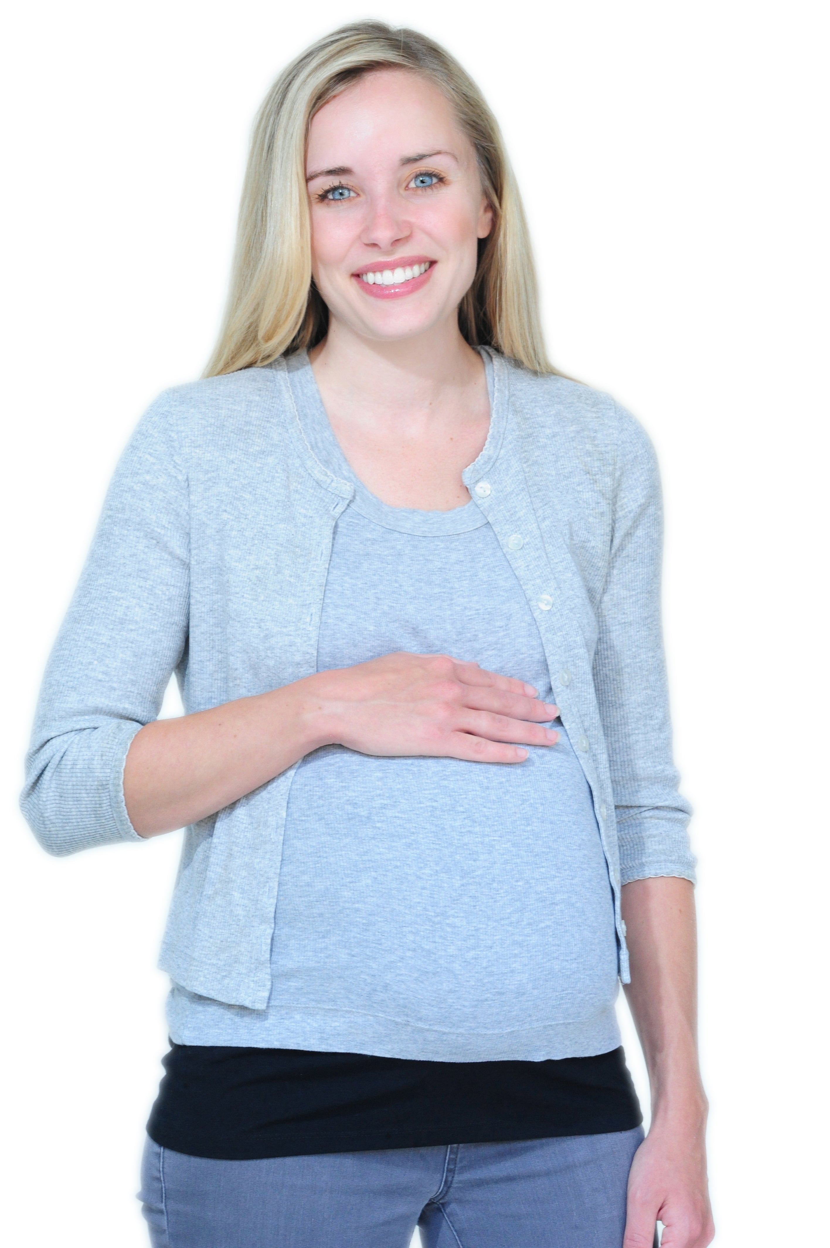 Organic Cotton Reversible Maternity Tummy Bands