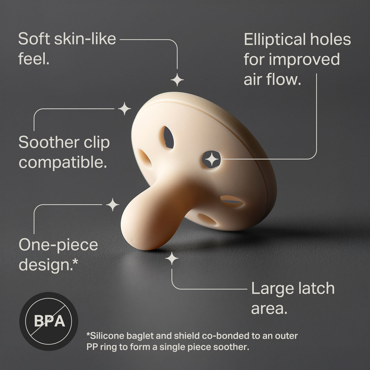 Tommee Tippee Breast Like Soother 2 Pack 6-18m