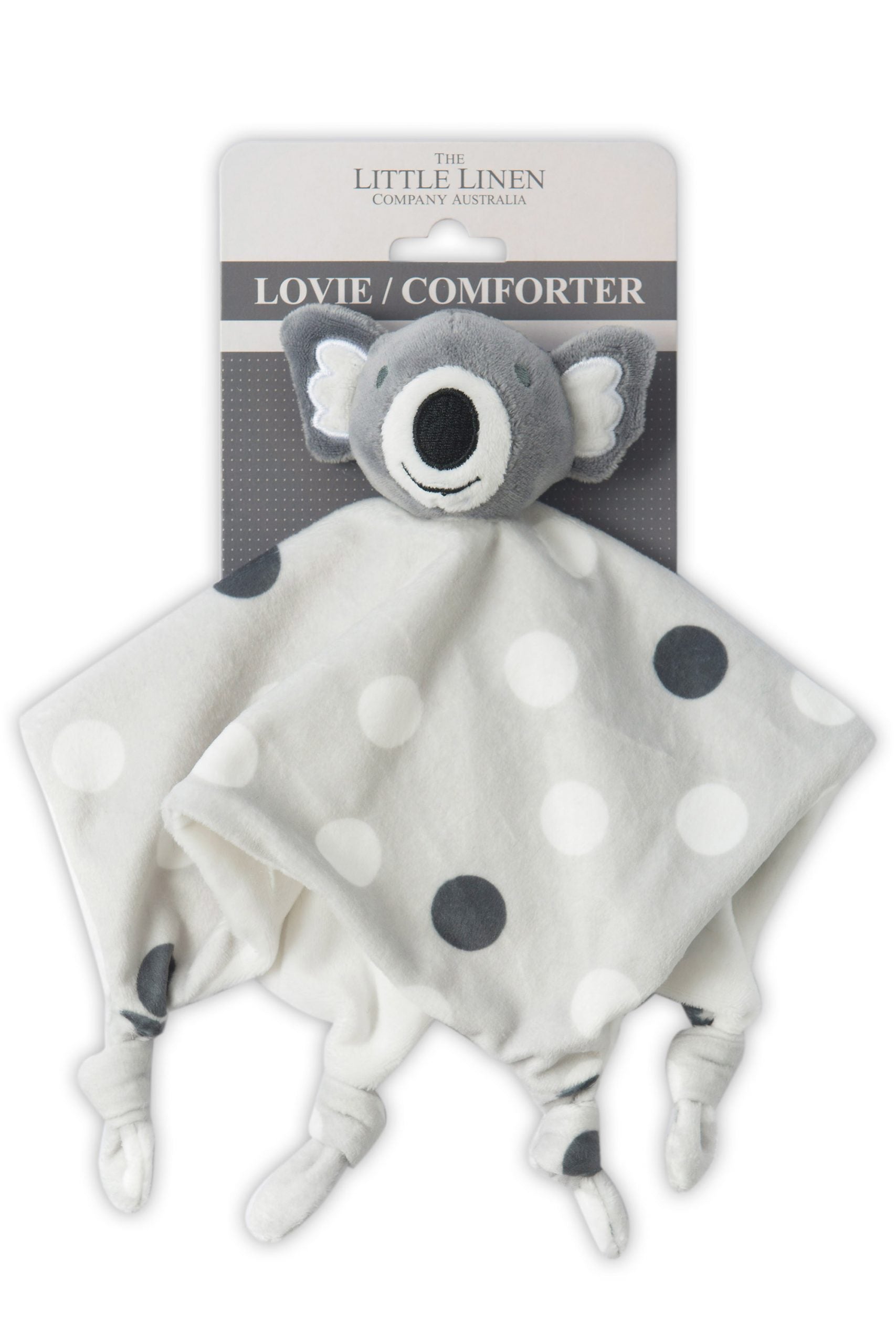 Koala Spots - Little Linen Comforter Moonlight Baby Sleep