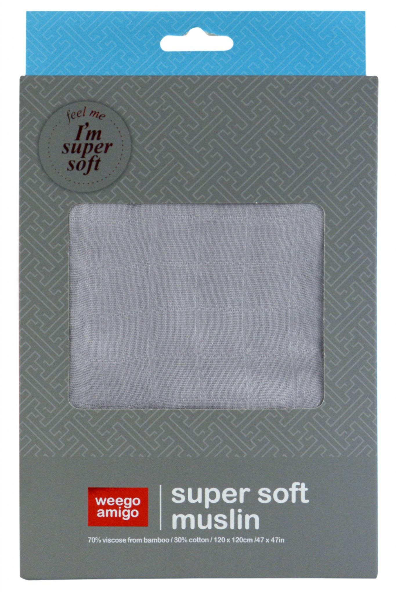 Weegoamigo Bamboo Muslin. Super soft cotton . Swaddling swaddle. soft grey. Moonlight Baby Sleep. Melbourne.