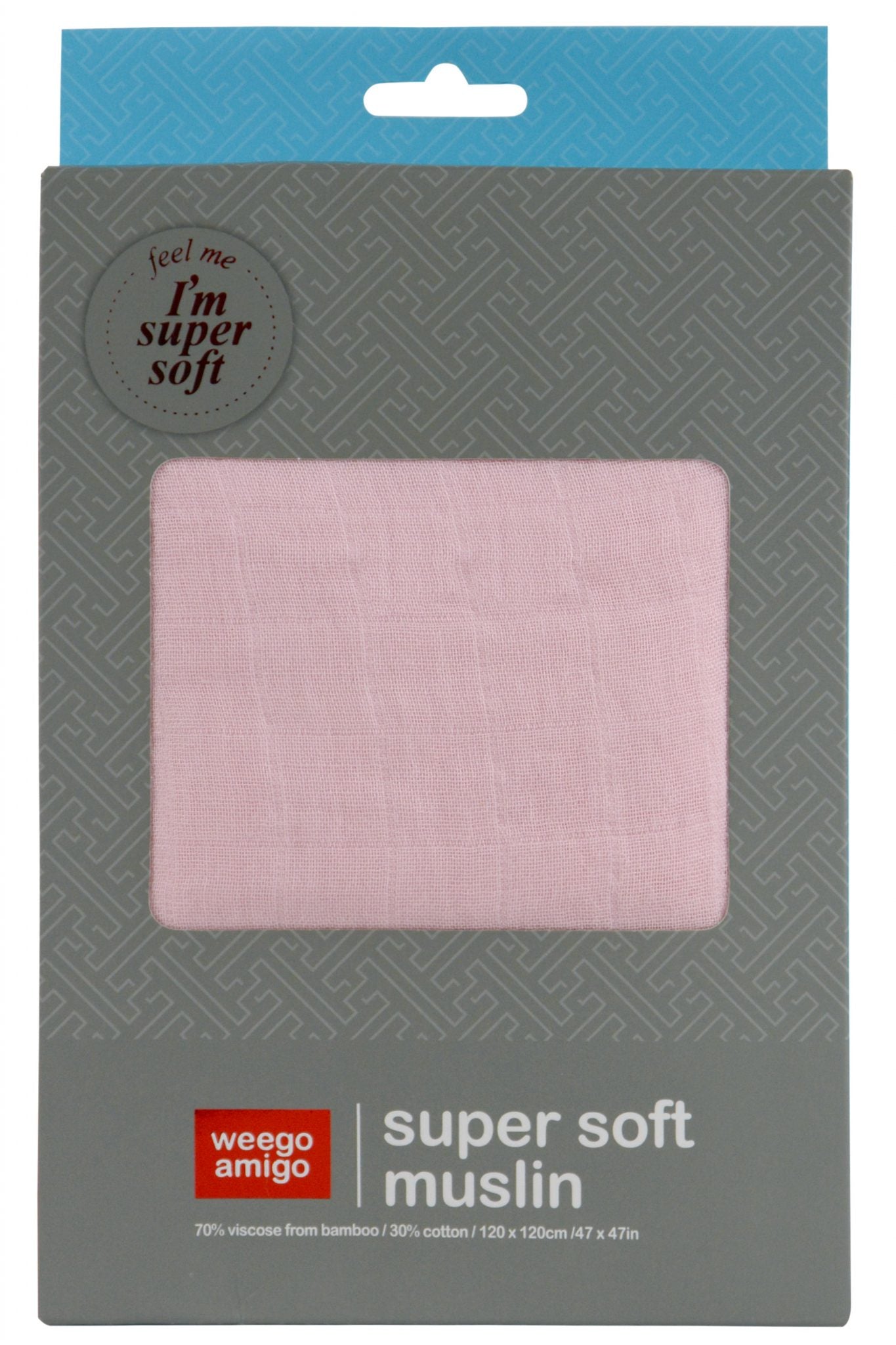 Weegoamigo Bamboo Muslin. Super soft cotton . Swaddling swaddle. soft pink. Moonlight Baby Sleep. Melbourne.