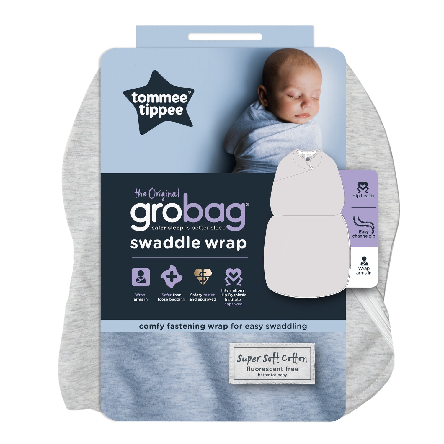Grobag Swaddle Wrap - Moonlight Baby Sleep