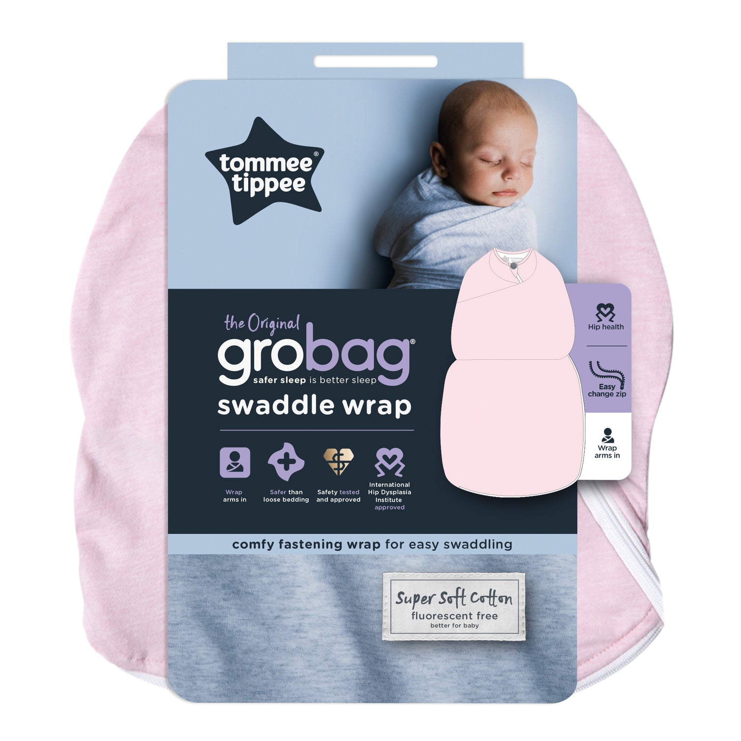 Grobag Swaddle Wrap - Moonlight Baby Sleep