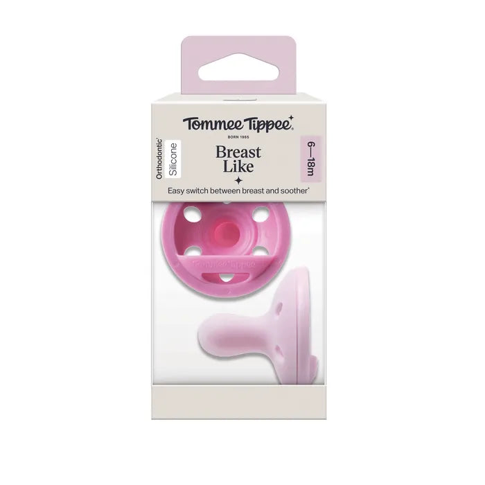 Tommee Tippee Breast Like Soother 2 Pack 6-18m