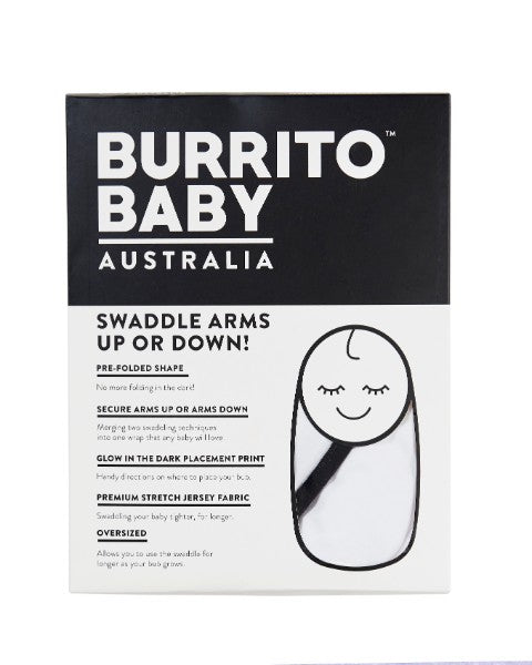 Moonlight Baby Sleep Consultant Melbourne - Burrito Baby swaddle blanket packaging