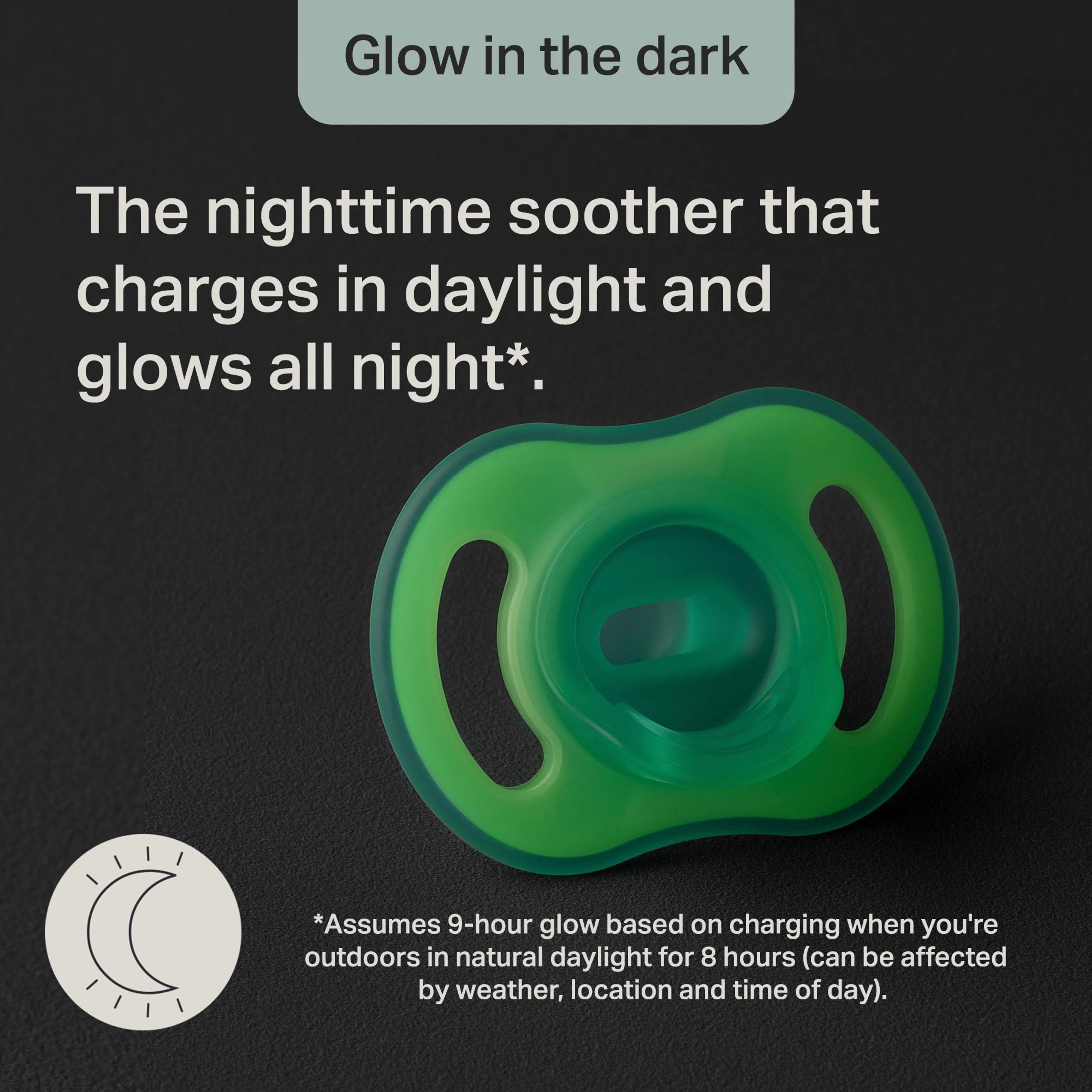 Tommee Tippee Ultra-Light Stayput Night Glow Soother 0-6M 2Pack