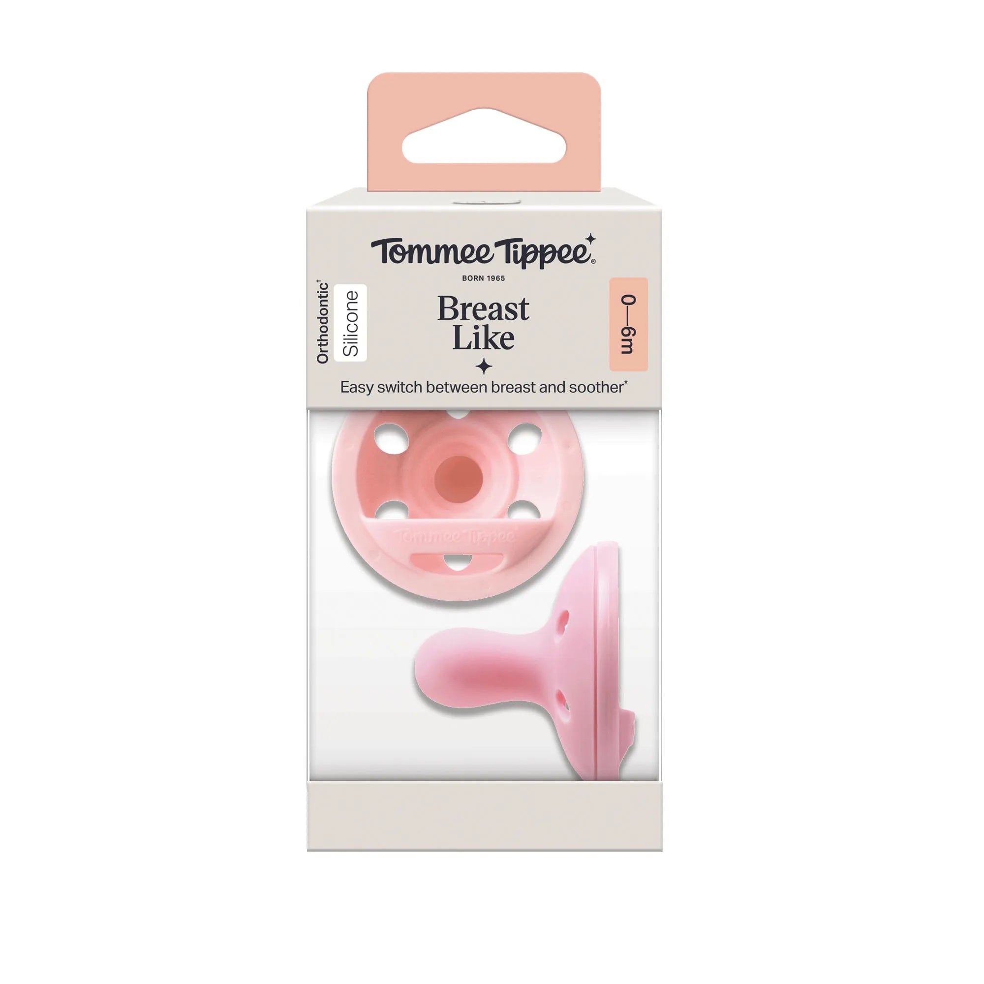 Tommee Tippee Breast Like Baby Soother 2 Pack