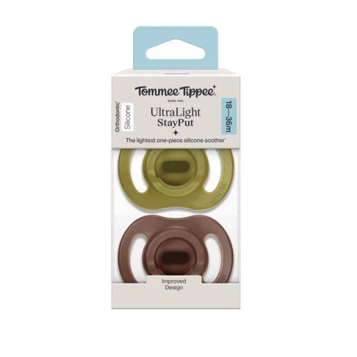 Tommee Tippee Ultra Light Night Soother (2 Pack) 18 to 36 months