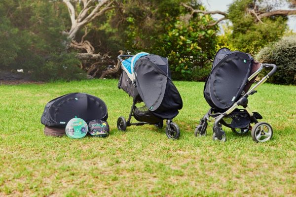 Moonlight Baby Sleep Consultant Melbourne - Cozigo sleeping on the go - shown on different types of prams and bassinet