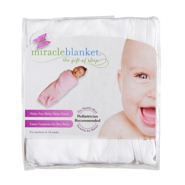 Moonlight Baby Sleep Consultant Melbourne - Miracle Blanket White swaddle - swaddling to contain startle reflex