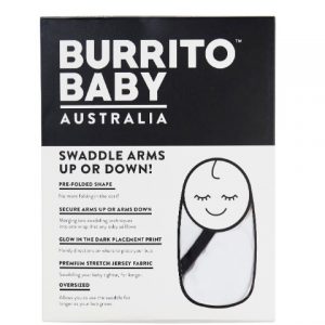 Moonlight Baby Sleep Consultant Melbourne - Burrito Baby swaddle blanket packaging